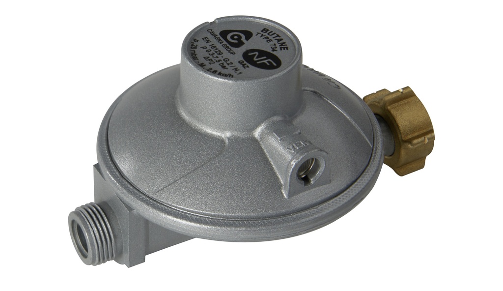 DETENDEUR BOUTEILLE BUTANE 2,6 KG/H 28 MBAR (SKIN) NF115