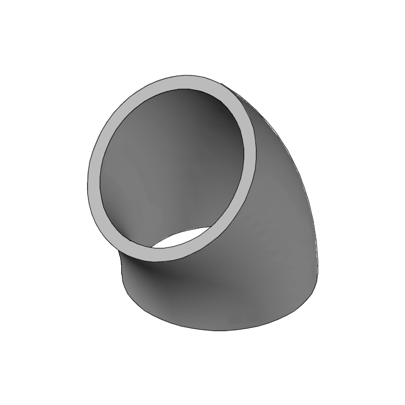 COURBE ACIER A SOUDER DN50 Ø60,3X3,6 45° CICM NF EN 10253-2 MRAC814 7730804 §