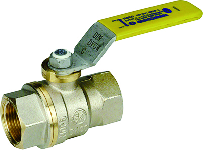 ROBINET TOURNANT SPHERIQUE GAZ F/F 3/8" PASSAGE TOTAL / 5 BAR NF078 ROB559