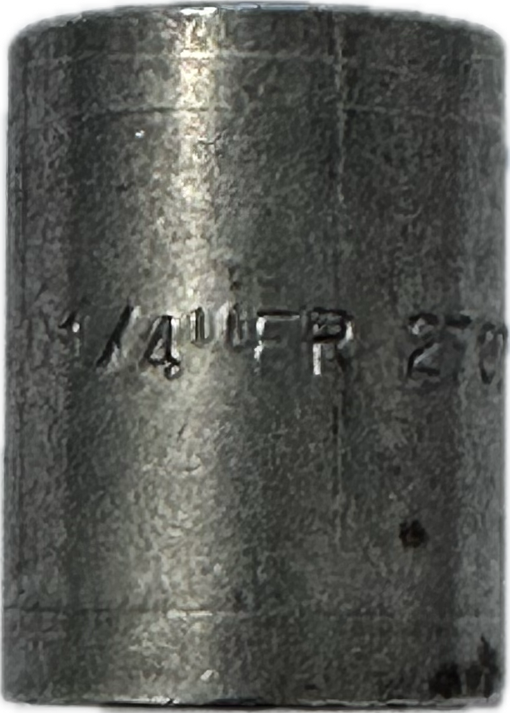 MANCHON ACIER NOIR LISSE F/F 1/4" A SOUDER SUR CANALISATION ACIER / CERTIF 3.1 ESSMAN01 §