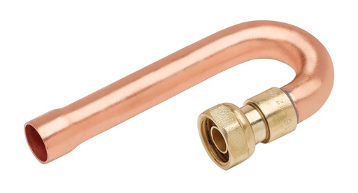 [BAN0220616] CROSSE 180° JNT PLT GAZ A BRAS CU DN12 -Ø16 ECR G1/2'' NF540 CRO601