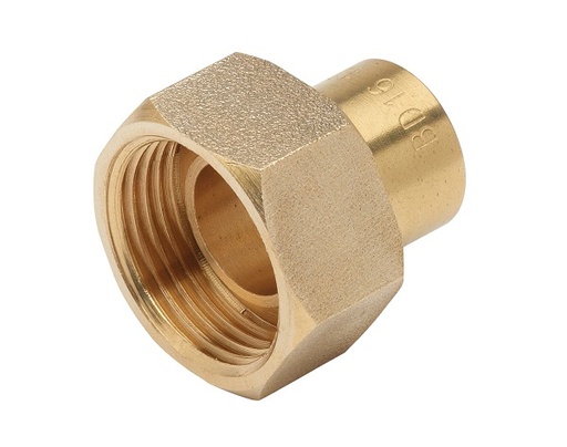 [BAN0290408] RACCORD 2 PIECES JPG  ECROU G 3/4" - CU16 + JOINT NF540