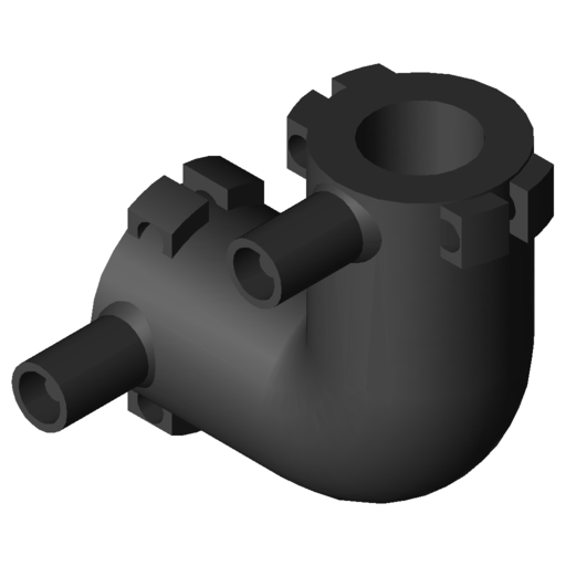 [GFI753101906] COUDE 90° MONOBLOC D20 F/F NF136 - 8022241 CF020090 §