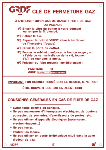 [PUISE915MP] PLAQUE CONSIGNE M3PP POUR BOITE A CLE 8642104 ETI002 §