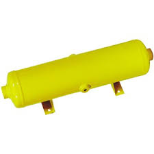 [AVI03452] CAPACITE TAMPON CE PED 25L F/F 1"1/2 PREFABRIQUE ACIER JAUNE + 2 BOUCHONS / 500 MBAR CAP002